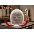 Въздушен нагревател Hausberg HB-8505BJ, 2000 W, 3 степени на мощност, система за безопасност, Бежов
