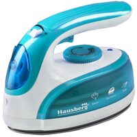 Ютия Hausberg HB-7910BL, 900W, резервоар за вода 50 мл, синя