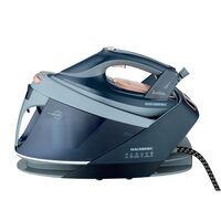 Станция за гладене HAUSBERG HB-7925NG, 3000W, 40-50g/min, 1.5l, самопочистваща се, термостат, керамична гладеща плоча, черна
