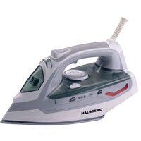 Ютия с керамична гладеща плоча HAUSBERG HB-HB7812VR, 2000-2300 W, 400 ml, Бяло-Зелена